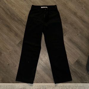 Dickies worker crop roll hem pants